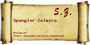 Spengler Zelmira névjegykártya